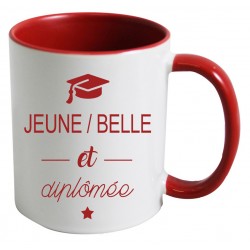 Mug Jeune Belle et diplômée CADEAU D AMOUR