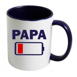 Mug Papa batterie à plat CADEAU D AMOUR