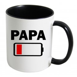 Mug Papa batterie à plat CADEAU D AMOUR