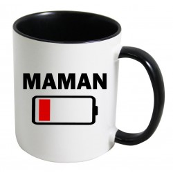 Mug Maman batterie à plat CADEAU D AMOUR