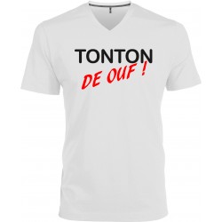 T-shirt homme Col V Tonton de Ouf !