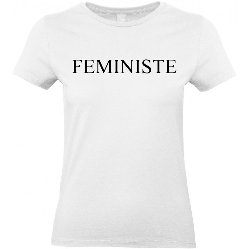 T-shirt femme Col Rond Féministe CADEAU D AMOUR