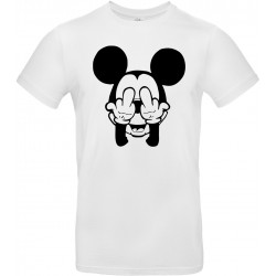 T-shirt homme Col Rond Mickey malpoli Cadeau D'amour