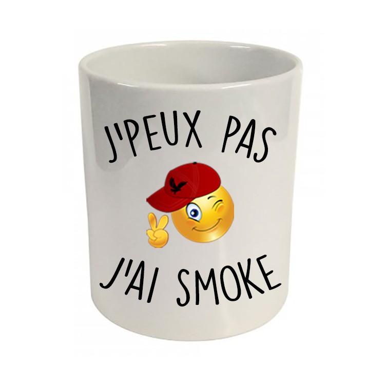 Pot à crayons j'peux pas j'ai Smoke Cadeau D'amour