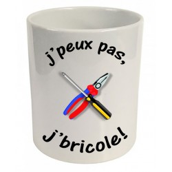 Pot à crayons j'peux pas j'bricole