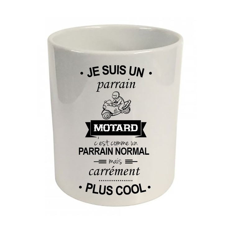 Pot à crayons motard papi Cadeau D'amour