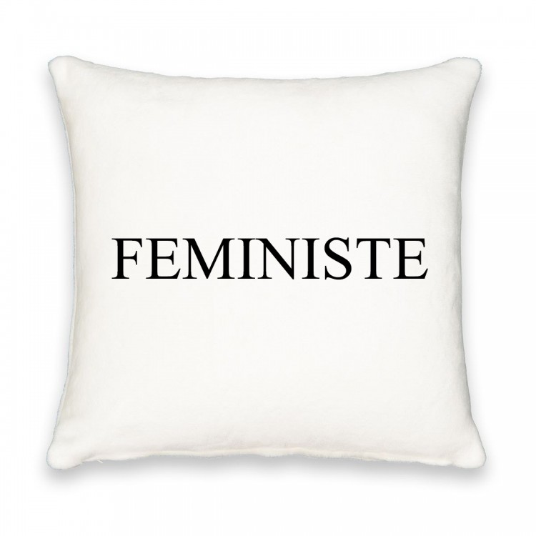 Coussin carré Feministe CADEAU D AMOUR