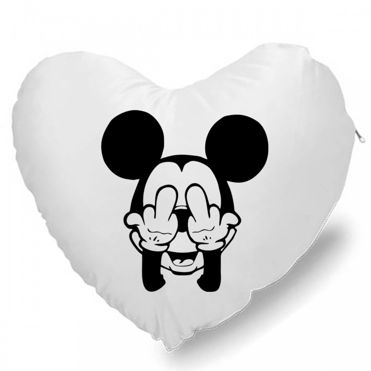 Coussin Cœur mickey mal polie CADEAU D AMOUR