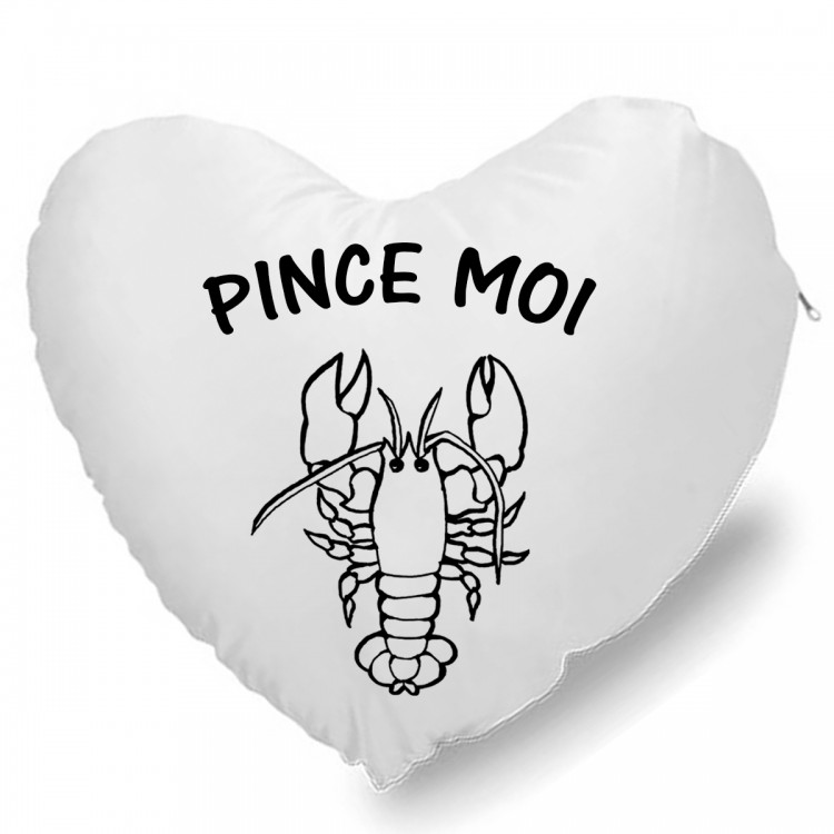 Coussin Cœur pince moi CADEAU D AMOUR