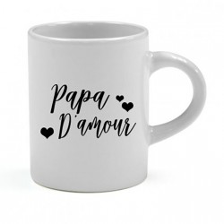 Mini tasse expresso Papa D'amour Cadeau D'amour