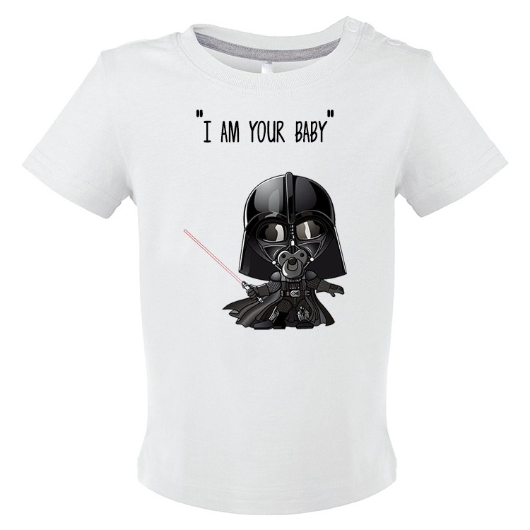 T-shirt bébé I'm your baby vador CADEAU D AMOUR