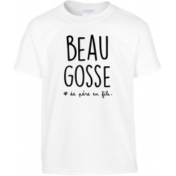 T-shirt enfant beau gosse de père en fils