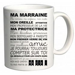 Mug Marraine CADEAU D AMOUR