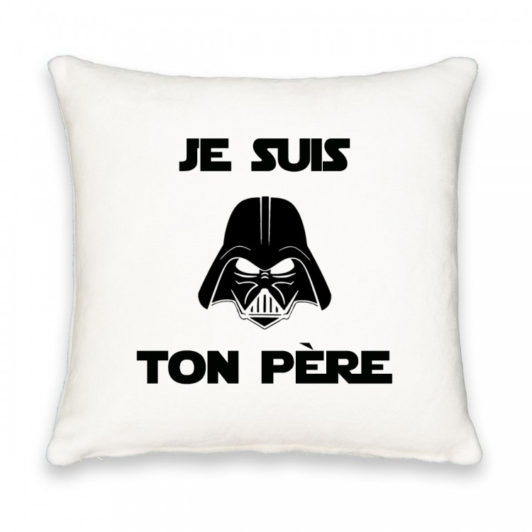 Coussin carré dark vador je suis ton père CADEAU D AMOUR