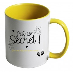 Mug J'ai un secret vous allez être frère et sœur CADEAU D AMOUR