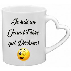 Mug Je suis un grand frère qui déchire CADEAU D AMOUR