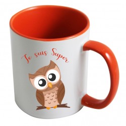 Mug Je suis super chouette CADEAU D AMOUR