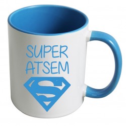 Mug super atsem logo superman CADEAU D AMOUR