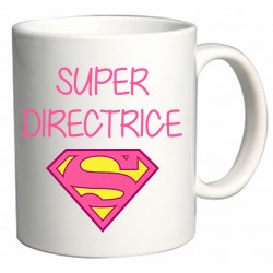 Mug super directrice logo superman Cadeau D'amour