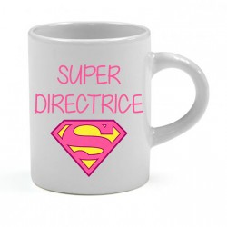 Tasse expresso super directrice logo superman Cadeau D'amour