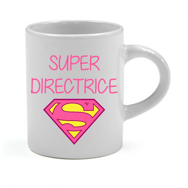 Mini tasse expresso super directrice logo superman Cadeau D'amour