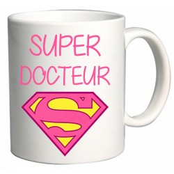 Mug super docteur logo superman CADEAU D AMOUR