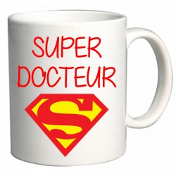 Mug super docteur logo superman Cadeau D'amour