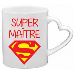 Mug super maître superman Cadeau D'amour