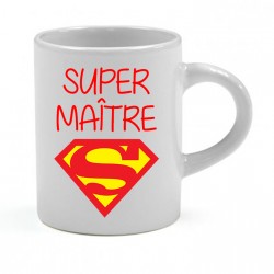 Mini tasse expresso super maître superman Cadeau D'amour