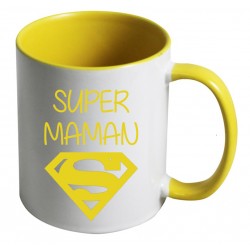 Mug super maman logo superman CADEAU D AMOUR