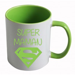 Mug super maman logo superman CADEAU D AMOUR