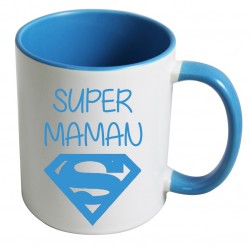 Mug super maman logo superman CADEAU D AMOUR