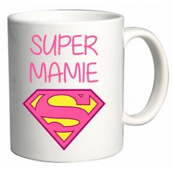 Mug super super mamie logo superman Cadeau D'amour
