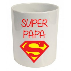 Pot à crayons super papa superman Cadeau D'amour