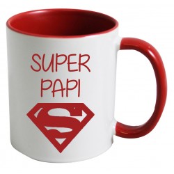 Mug super papi superman CADEAU D AMOUR