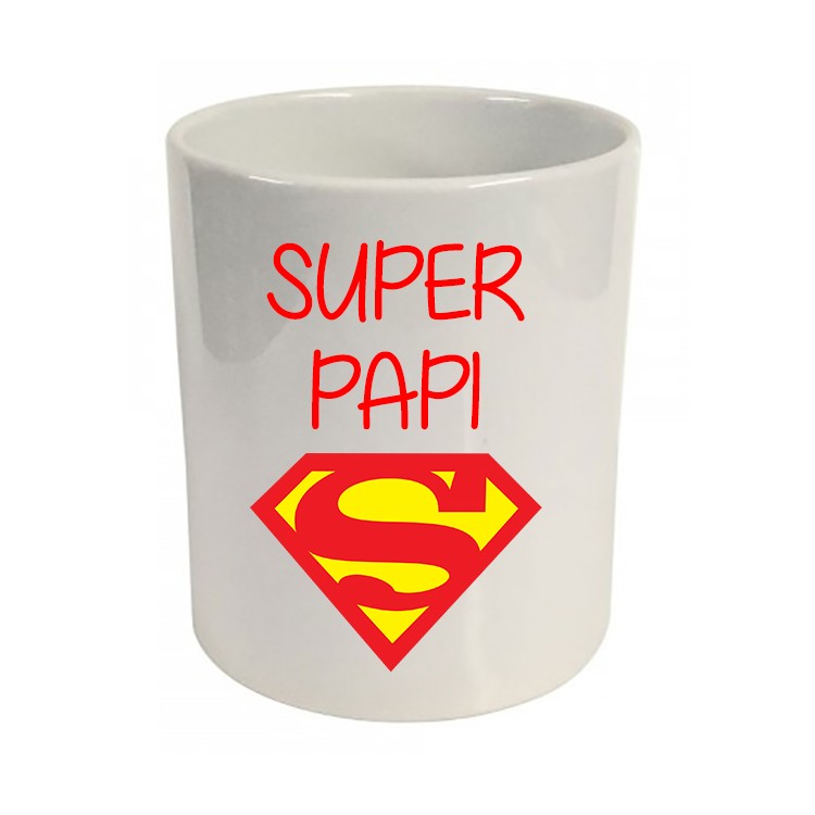 Pot à crayons super papi superman Cadeau D'amour