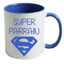 Mug super parrain superman CADEAU D AMOUR