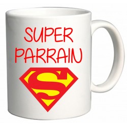 Mug super parrain superman Cadeau D'amour