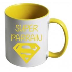 Mug super parrain superman CADEAU D AMOUR