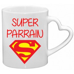 Mug super parrain superman CADEAU D AMOUR