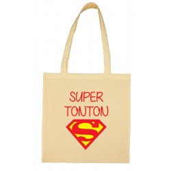 Tote bag super tonton superman Cadeau D'amour