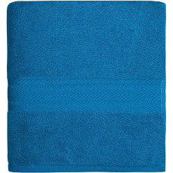 Serviette éponge coton 550g Bleu Océan