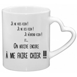 Mug je ne vois rien, je ne dis rien, je n'entend rien CADEAU D AMOUR