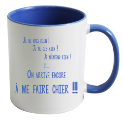 Mug je ne vois rien, je ne dis rien, je n'entend rien CADEAU D AMOUR