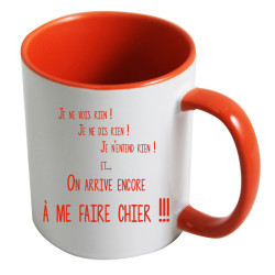 Mug je ne vois rien, je ne dis rien, je n'entend rien CADEAU D AMOUR