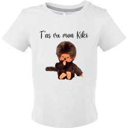 T-shirt bébé T'as vu mon kiki