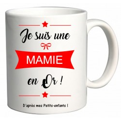 Mug Je suis une Mamie en Or Cadeau D'amour