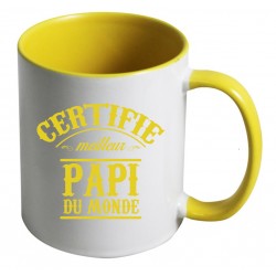 Mug Certifié meilleur Papi du Monde CADEAU D AMOUR