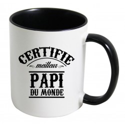 Mug Certifié meilleur Papi du Monde CADEAU D AMOUR