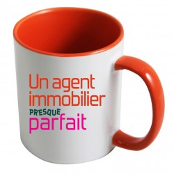 Mug Un agent immobilier Presque Parfait CADEAU D AMOUR